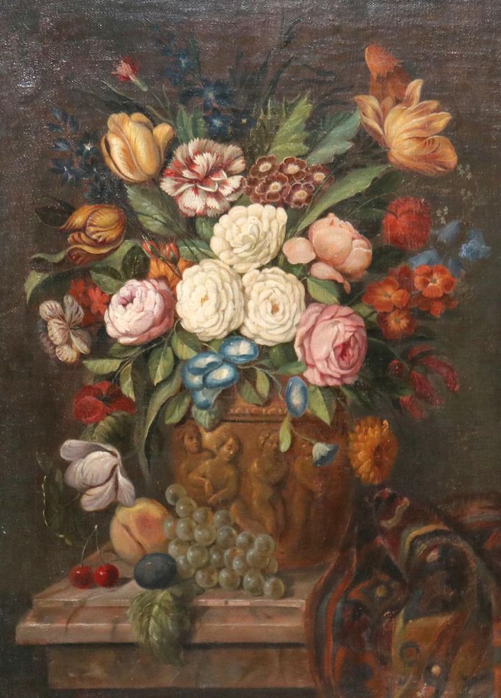 Große Abbildung Nr.1: 136-3250 Blumenstillleben.: (Künstlergraphik)