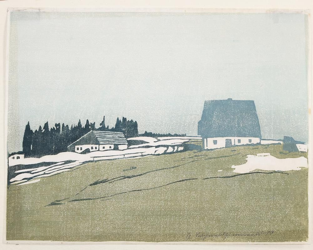 Große Abbildung Nr.1: 136-3277 Buchwald-Zinnwald, Erich: (Künstlergraphik)