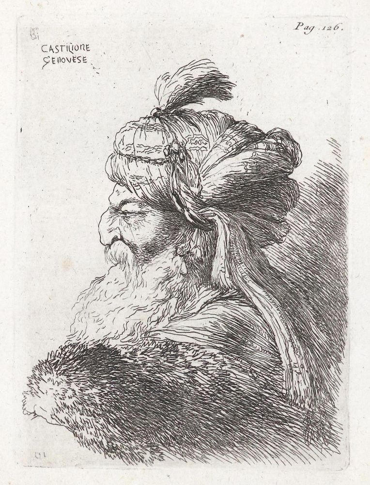 Große Abbildung Nr.1: 136-3295 Castiglione, Giovanni Benedetto: (Künstlergraphik)