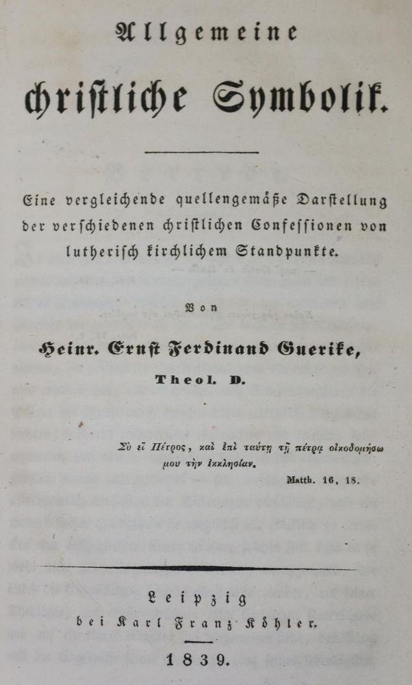 Große Abbildung Nr.1: 136-331 Sammlung: (Alte Drucke, Handschriften und Theologie)
