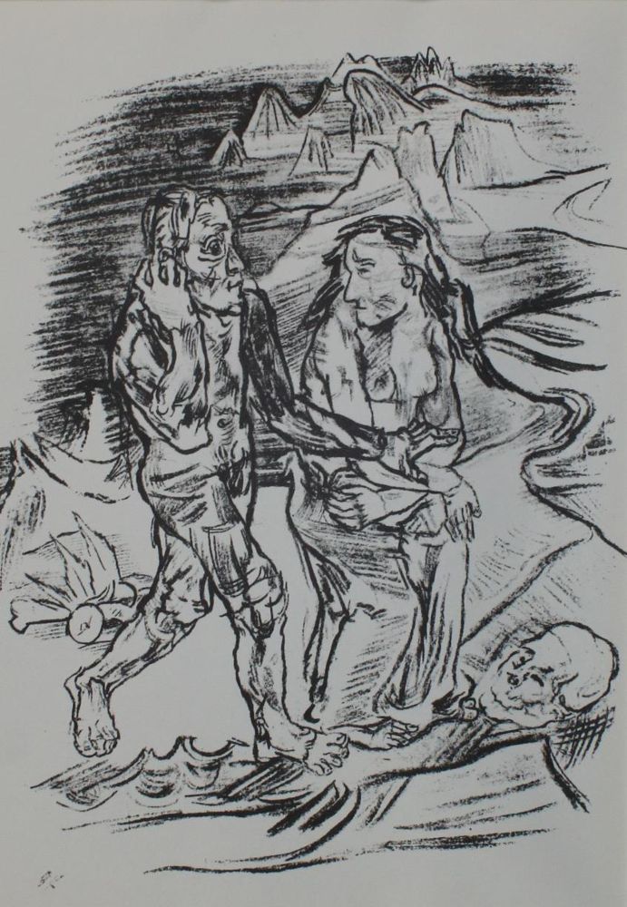 Große Abbildung Nr.5: 136-3350 Dix, Otto: (Künstlergraphik)