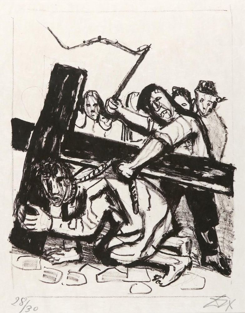 Große Abbildung Nr.1: 136-3351 Dix, Otto: (Künstlergraphik)
