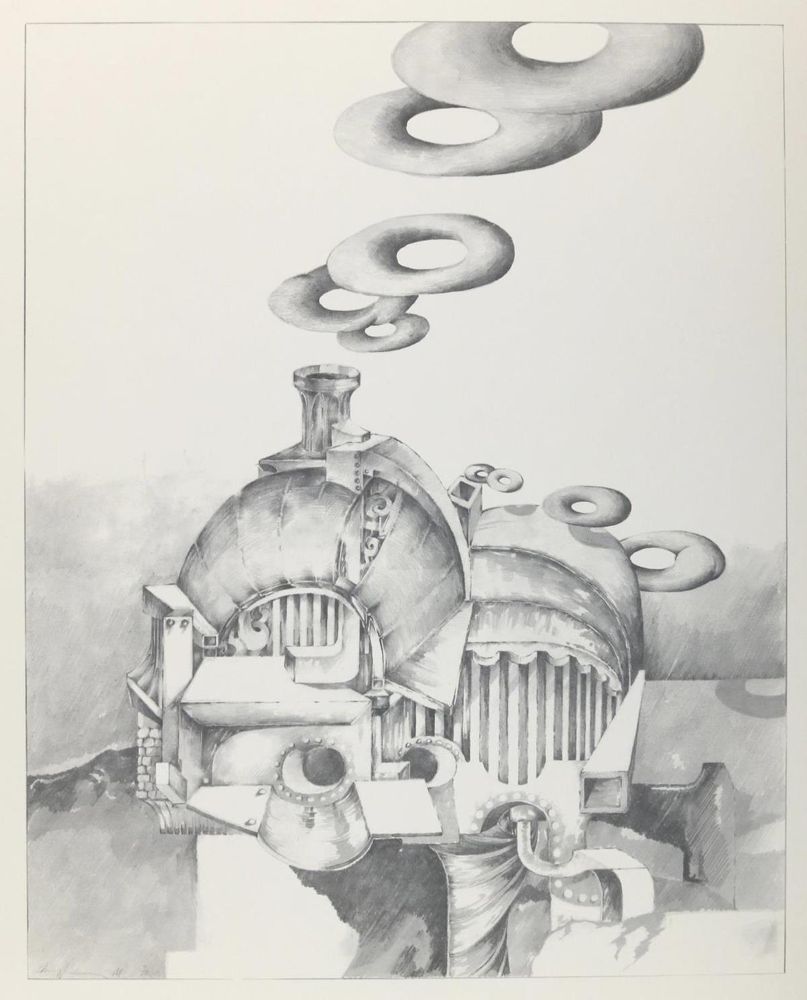 Große Abbildung Nr.4: 136-3383 Eggers, W.P. Eberhard: (Künstlergraphik)