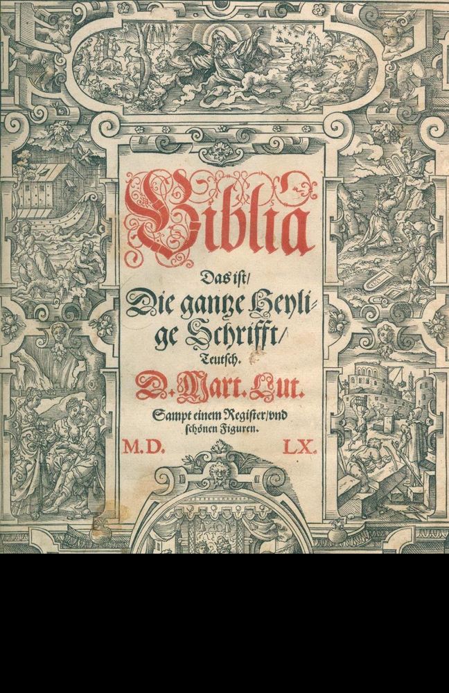 Große Abbildung Nr.1: 136-34 Biblia germanica.: (Bibeln)