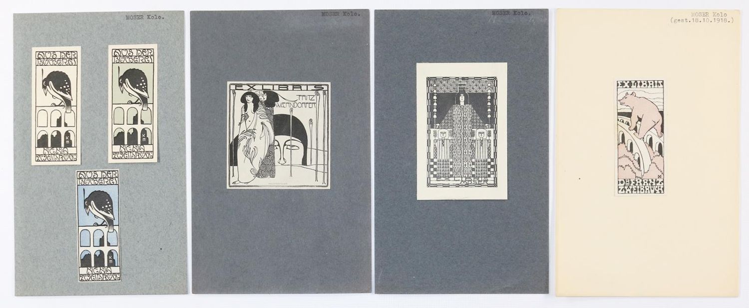 Große Abbildung Nr.2: 136-3420 Moser, Koloman: (Künstlergraphik, Exlibris)