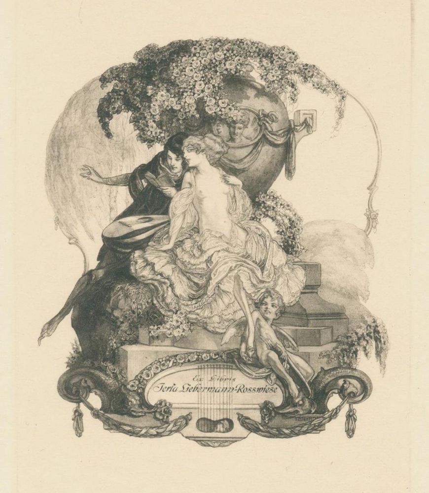 Große Abbildung Nr.1: 136-3422 Sammlung: (Künstlergraphik, Exlibris)