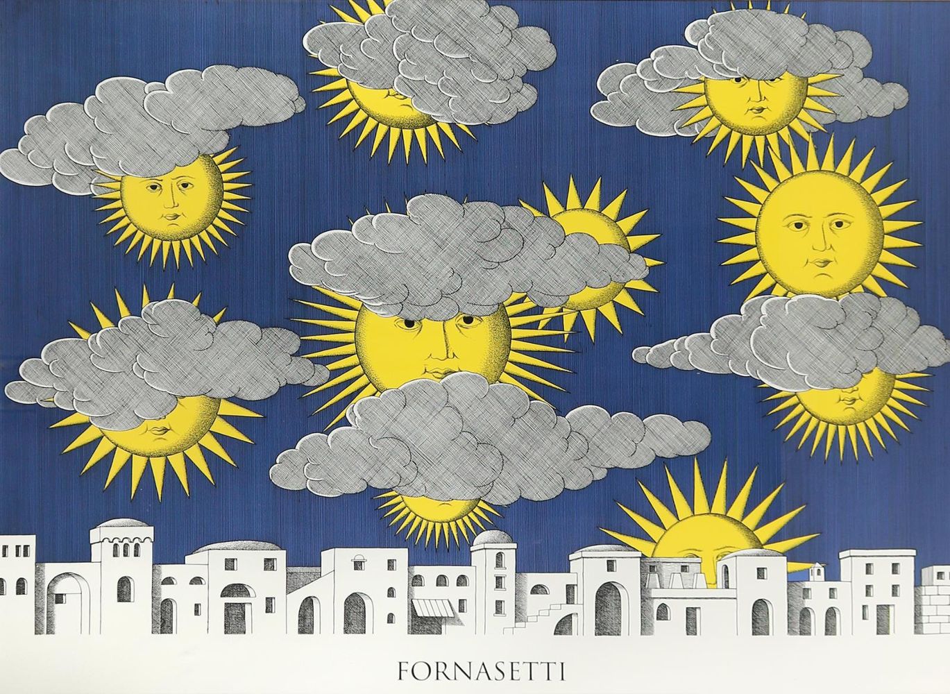 Große Abbildung Nr.1: 136-3430 Fornasetti, Piero: (Künstlergraphik)