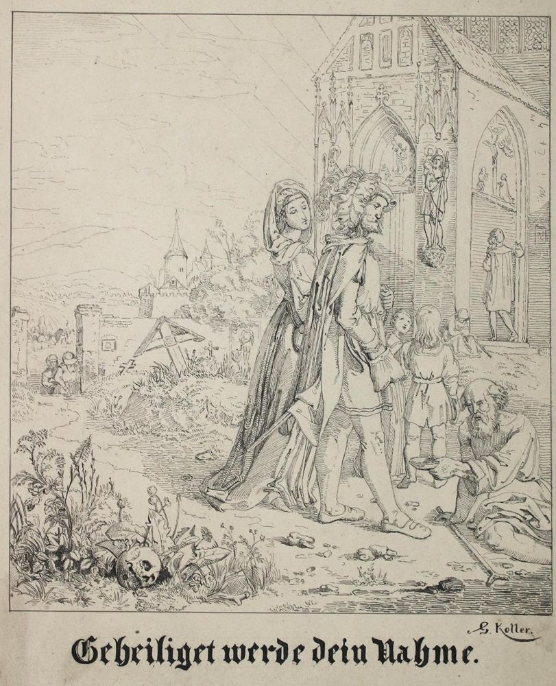 Große Abbildung Nr.1: 136-3440 Führich, Jospeh von: (Künstlergraphik)