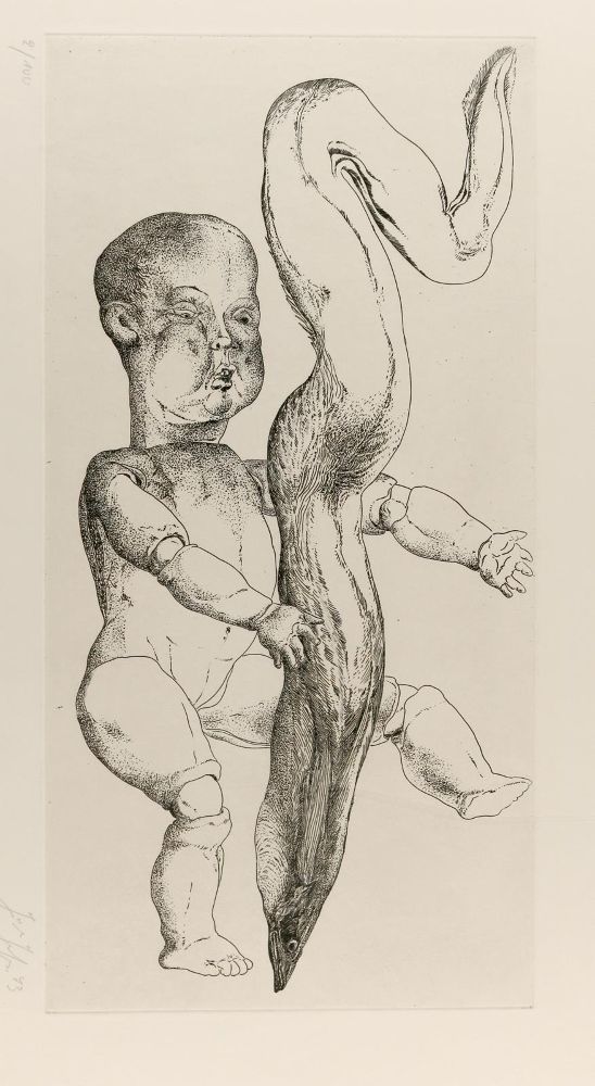 Große Abbildung Nr.1: 136-3478 Grass, Günter: (Künstlergraphik)