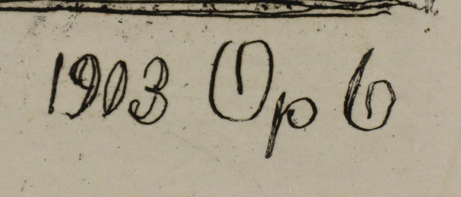 Große Abbildung Nr.3: 136-3495 Haerning, August: (Künstlergraphik)
