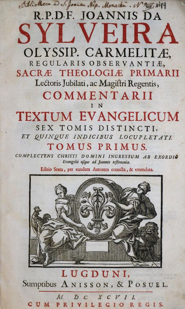 Große Abbildung Nr.1: 136-350 Sylveira, Joannis da.: (Alte Drucke, Handschriften und Theologie)