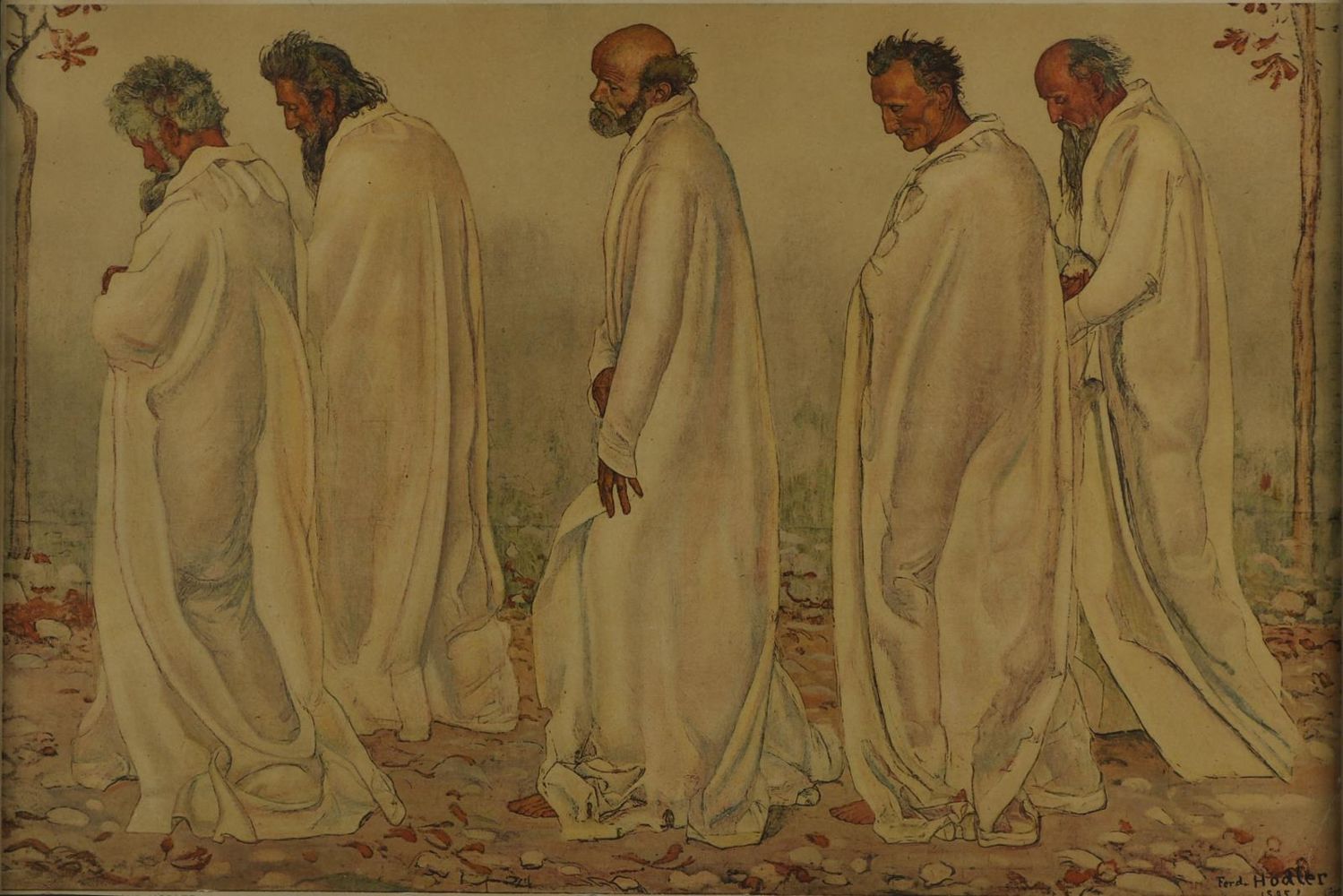 Große Abbildung Nr.1: 136-3534 Hodler, Ferdinand: (Künstlergraphik)