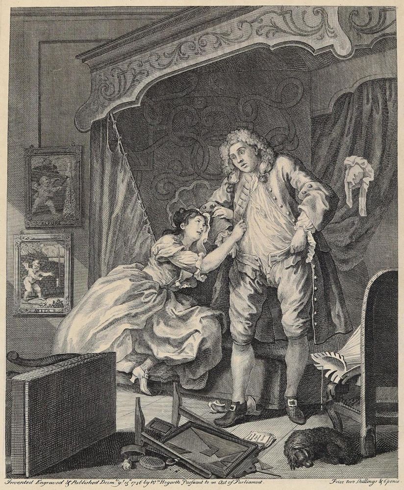 Große Abbildung Nr.2: 136-3536 Hogarth, William: (Künstlergraphik)