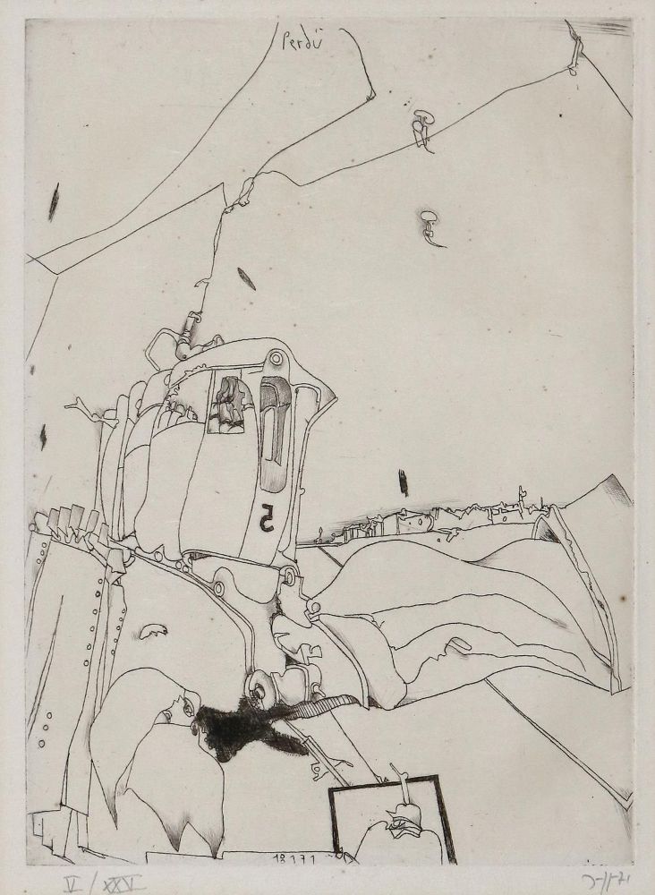 Große Abbildung Nr.1: 136-3570 Janssen, Horst: (Künstlergraphik)
