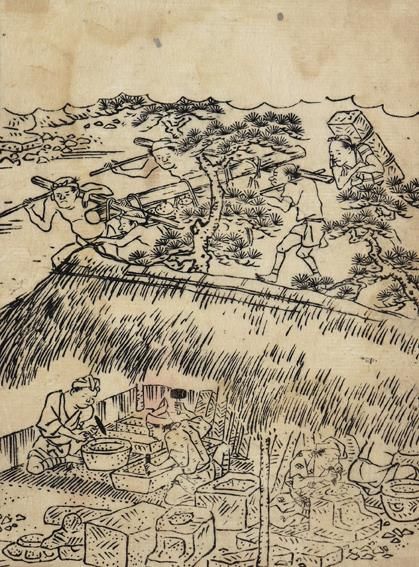 Große Abbildung Nr.21: 136-3595 Shunchosai, Takehara: (Künstlergraphik, Japan)
