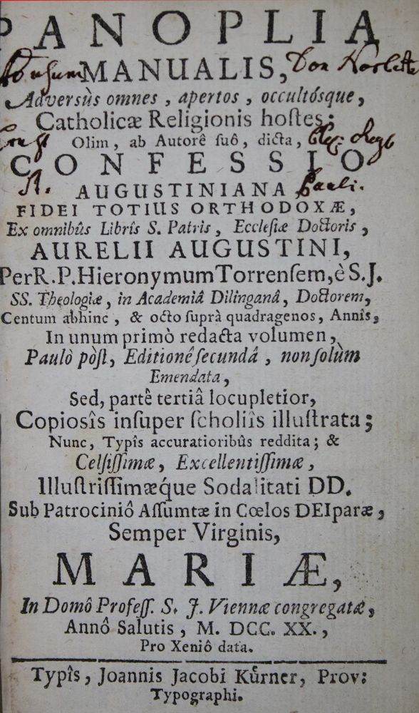 Große Abbildung Nr.1: 136-361 Torrense,H.: (Alte Drucke, Handschriften und Theologie)