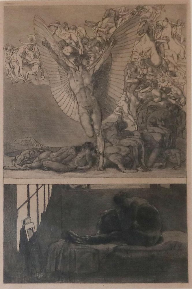 Große Abbildung Nr.1: 136-3623 Jettmar, Rudolf: (Künstlergraphik)