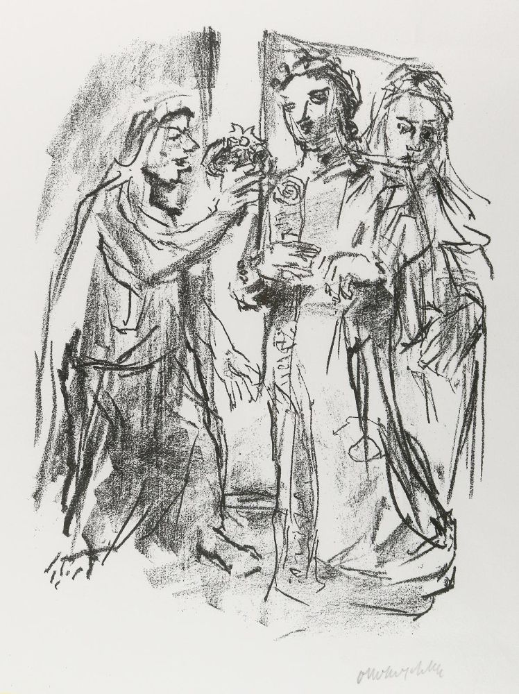 Große Abbildung Nr.1: 136-3678 Kokoschka, Oskar: (Künstlergraphik)