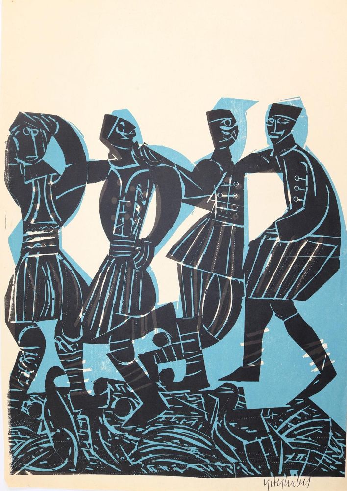 Große Abbildung Nr.25: 136-3695 Konvolut: (Künstlergraphik)