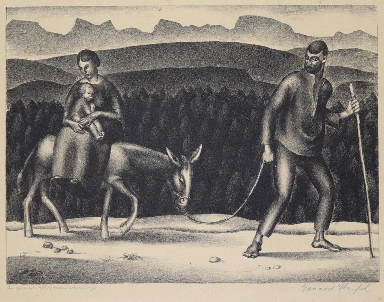 Große Abbildung Nr.7: 136-3711 Konvolut: (Künstlergraphik)