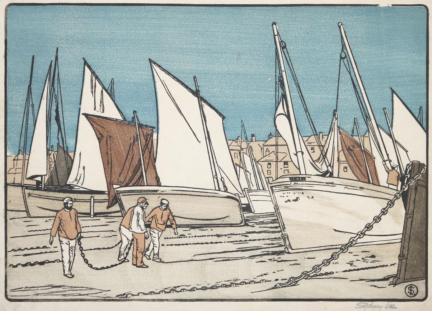 Große Abbildung Nr.1: 136-3758 Lee, Sydney: (Künstlergraphik)