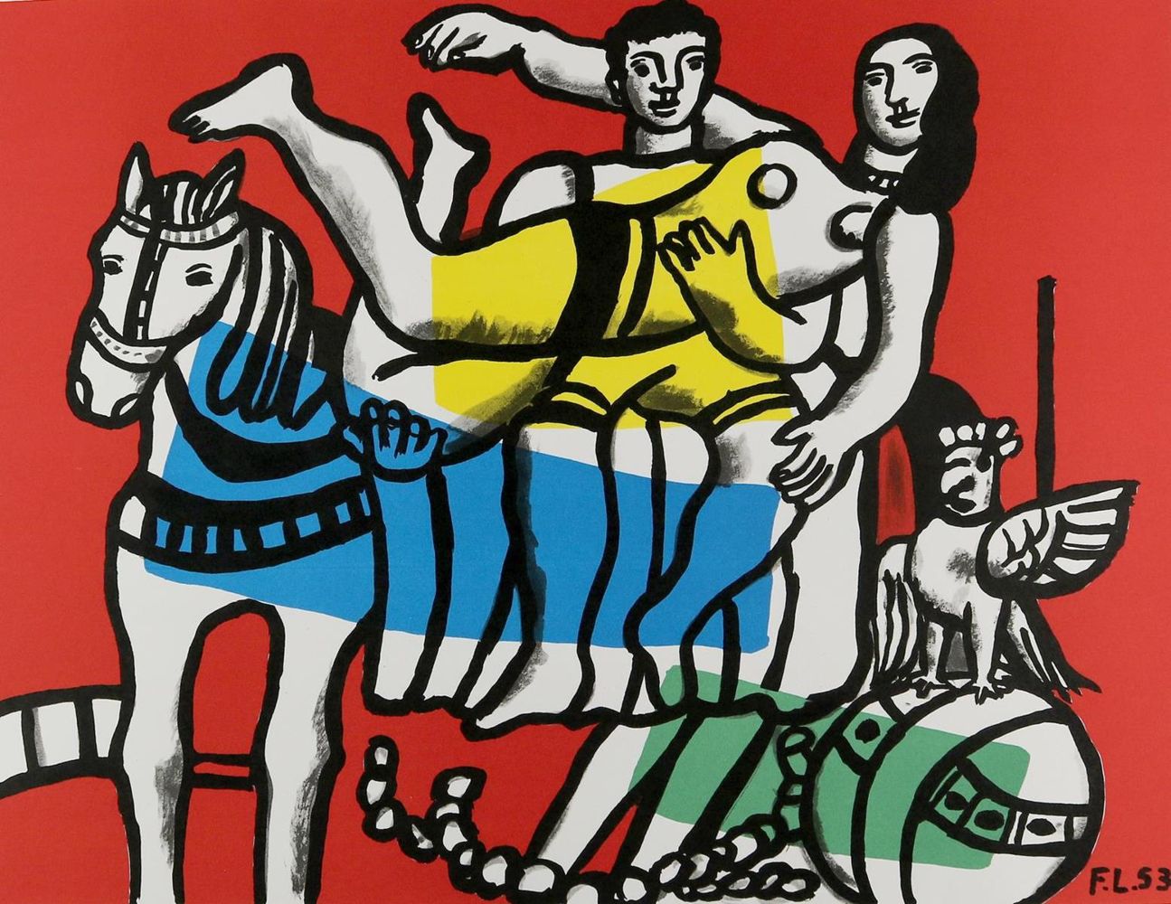 Große Abbildung Nr.1: 136-3770 Léger, Fernand: (Künstlergraphik)