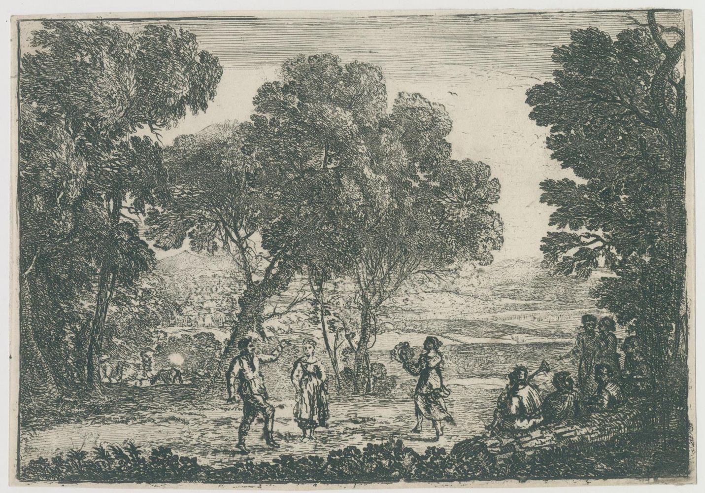 Große Abbildung Nr.1: 136-3784 Lorrain, Claude (d.i. Claude Gellée: (Künstlergraphik)