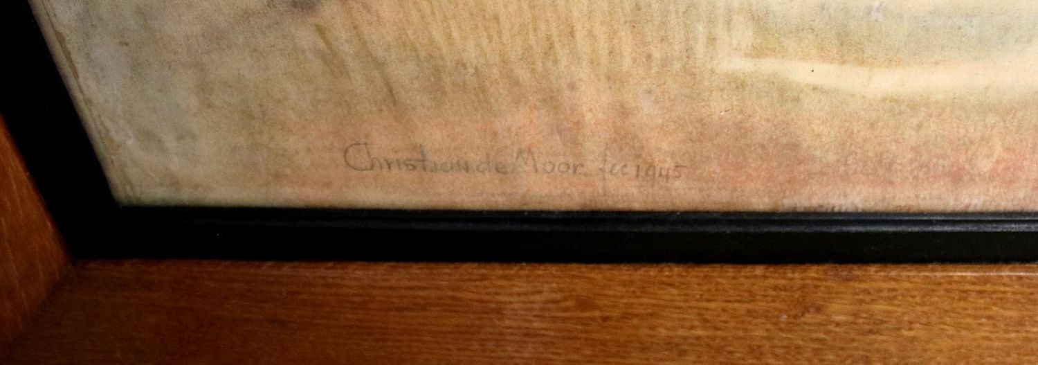 Große Abbildung Nr.2: 136-3832 Moor, Christian Nicholaas de: (Künstlergraphik)