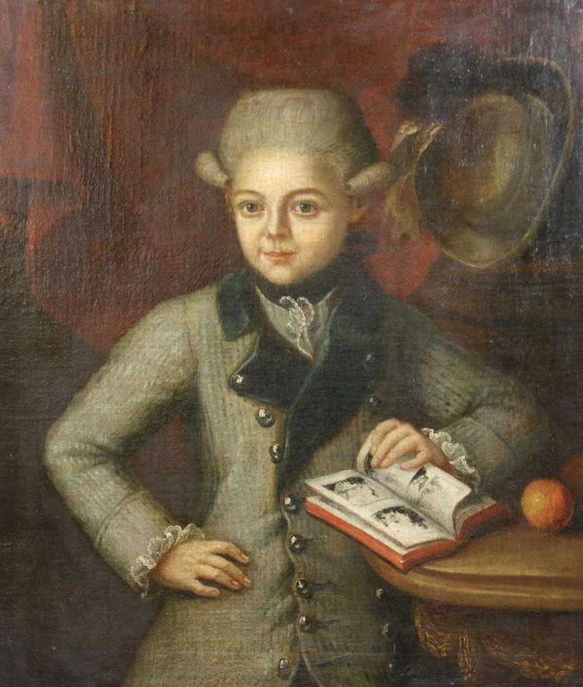 Große Abbildung Nr.1: 136-3839 Mozart.: (Künstlergraphik)