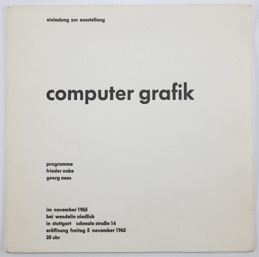 Große Abbildung Nr.3: 136-3850 Nake, Frieder: (Künstlergraphik)
