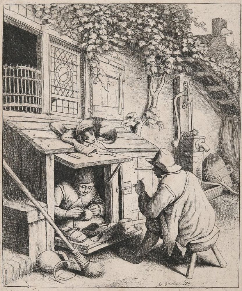 Große Abbildung Nr.1: 136-3871 Ostade, Adriaen van: (Künstlergraphik)