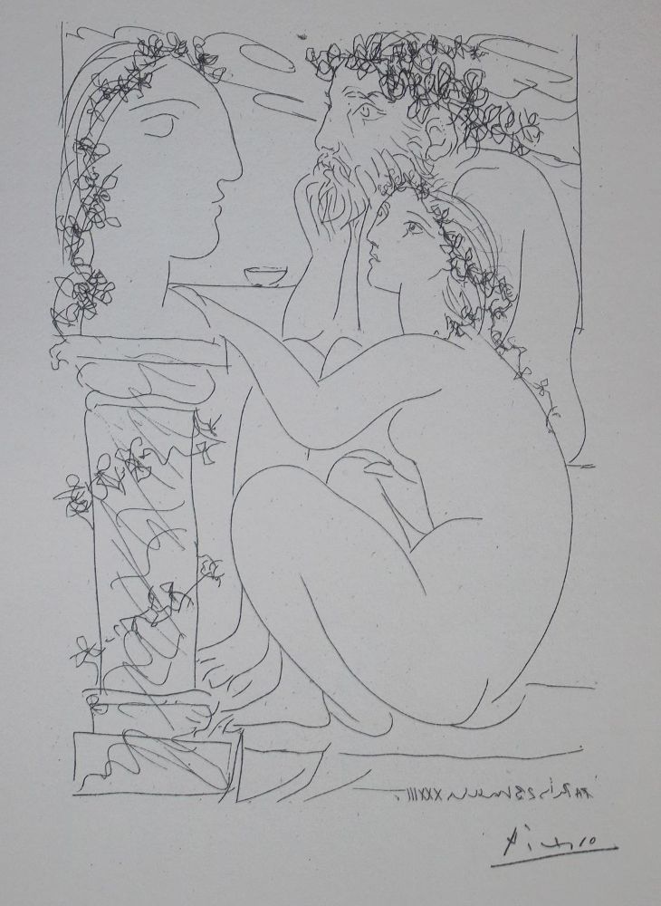 Große Abbildung Nr.4: 136-3897 Picasso, Pablo: (Künstlergraphik)