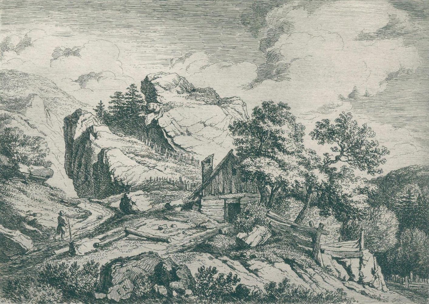 Große Abbildung Nr.1: 136-3942 Rechberger, Franz: (Künstlergraphik)