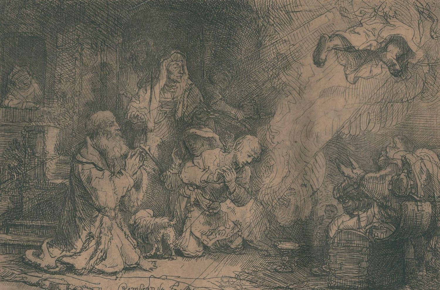 Große Abbildung Nr.1: 136-3953 Rembrandt, Harmensz van Rijn: (Künstlergraphik)