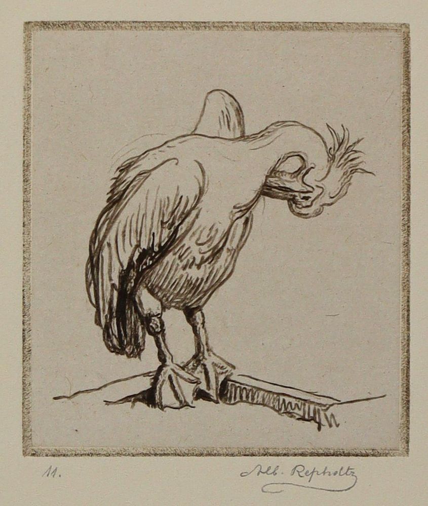 Große Abbildung Nr.3: 136-3973 Repholtz, Albert Henrik: (Künstlergraphik)
