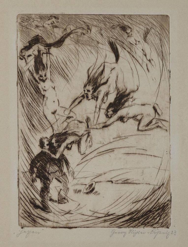 Große Abbildung Nr.1: 136-3981 Richter-Lössnitz, Georg: (Künstlergraphik)