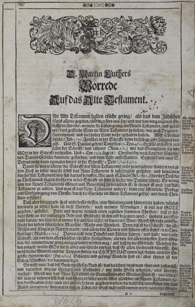 Große Abbildung Nr.1: 136-40 Biblia germanica.: (Bibeln)