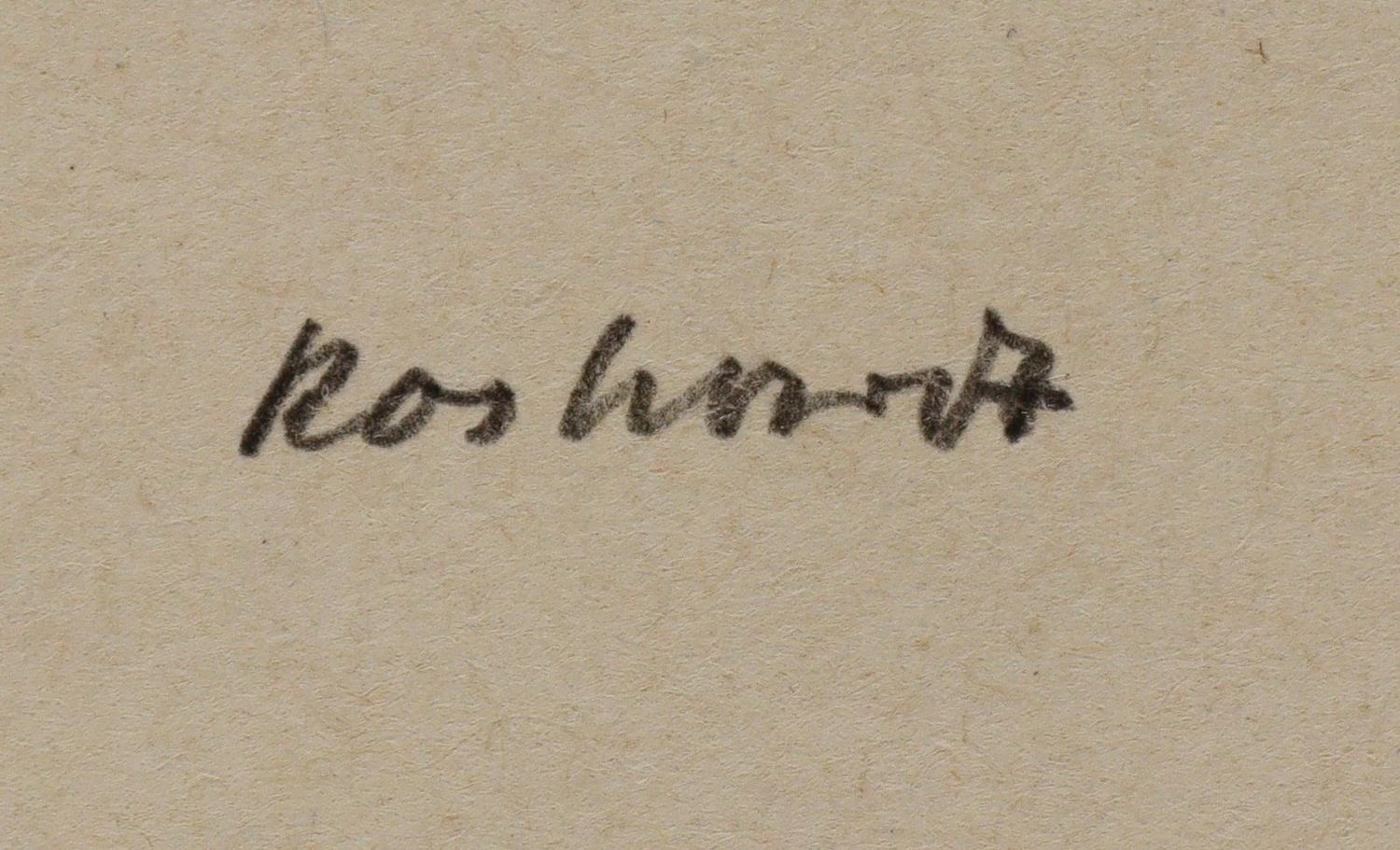 Große Abbildung Nr.2: 136-4000 Roshardt, Walter: (Künstlergraphik)