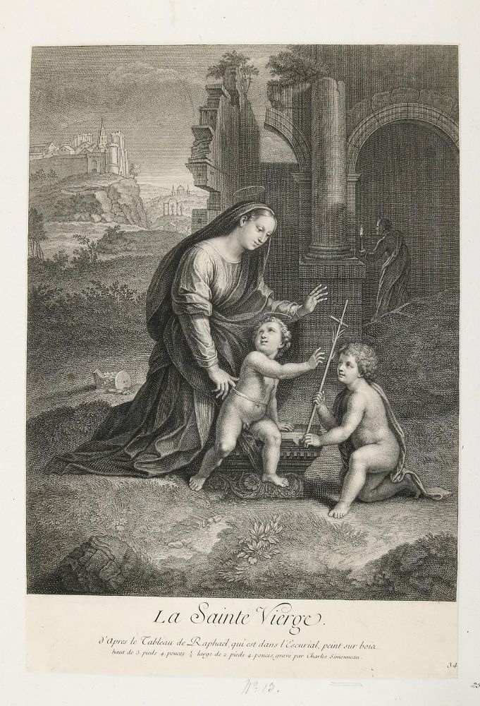 Große Abbildung Nr.1: 136-4028 Sanzio, Raffaelo: (Künstlergraphik)