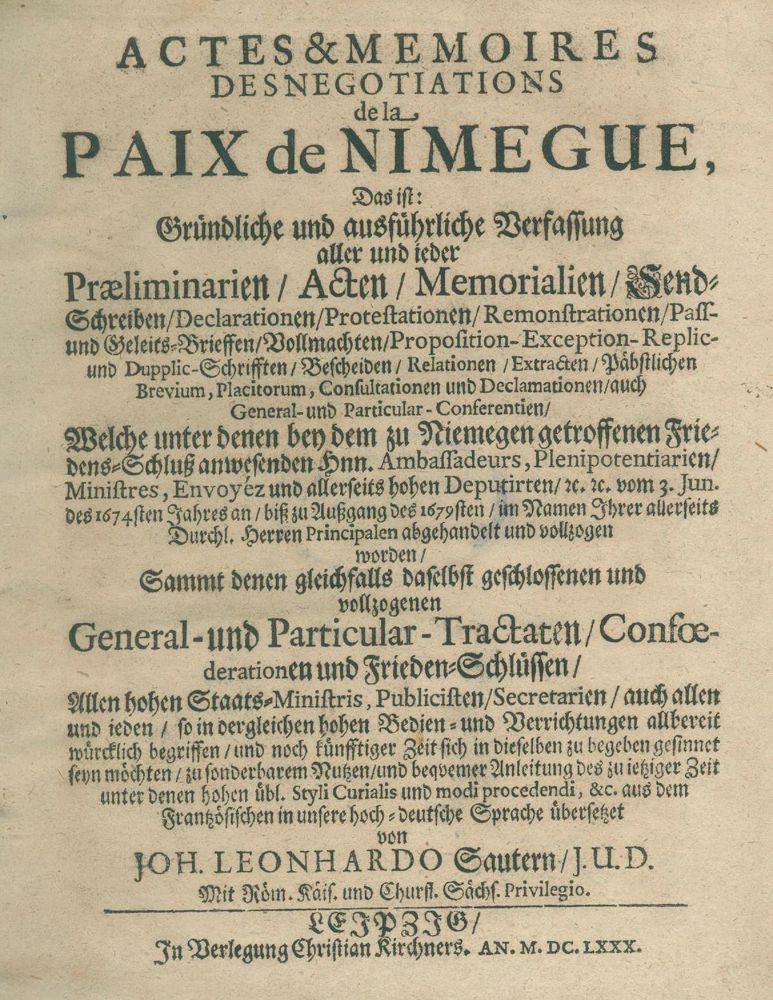 Große Abbildung Nr.1: 136-406 Sauter,J.L.: (Politik und Staatswissenschaften)