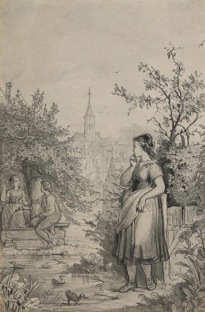 Große Abbildung Nr.1: 136-4078 Skell, Ludwig: (Künstlergraphik)