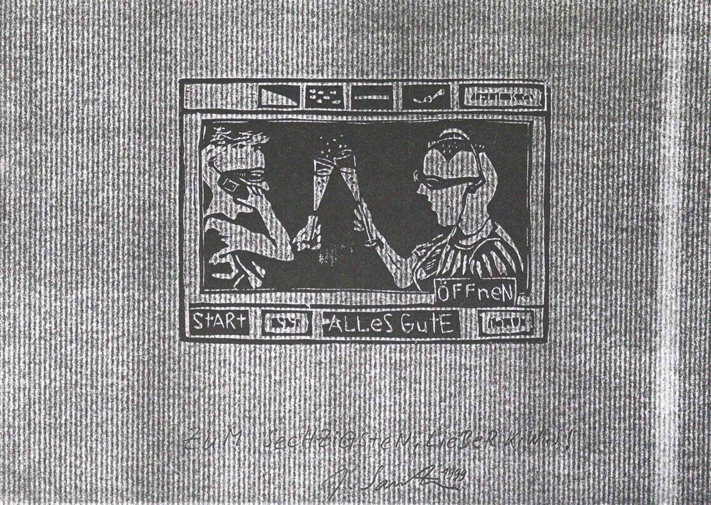 Große Abbildung Nr.2: 136-4078 Skell, Ludwig: (Künstlergraphik)