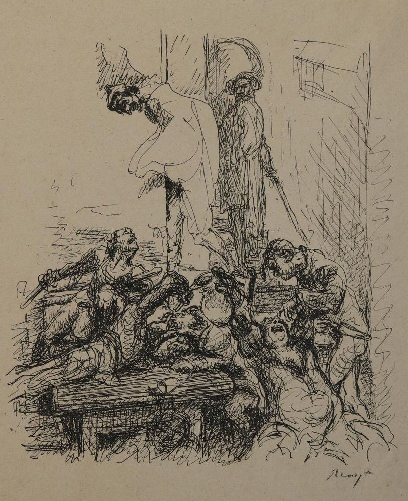 Große Abbildung Nr.4: 136-4107 Slevogt, Max: (Künstlergraphik)
