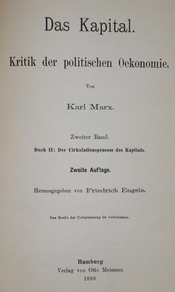 Große Abbildung Nr.1: 136-411 Marx,K.: (Sozialismus)