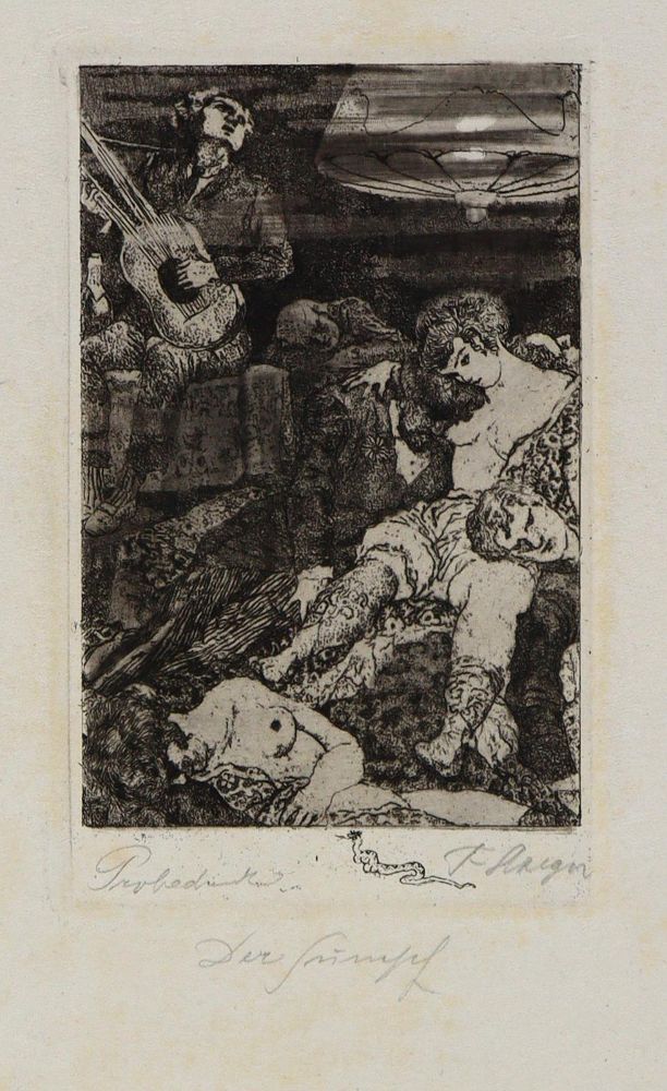 Große Abbildung Nr.3: 136-4115 Staeger, Ferdinand: (Künstlergraphik)