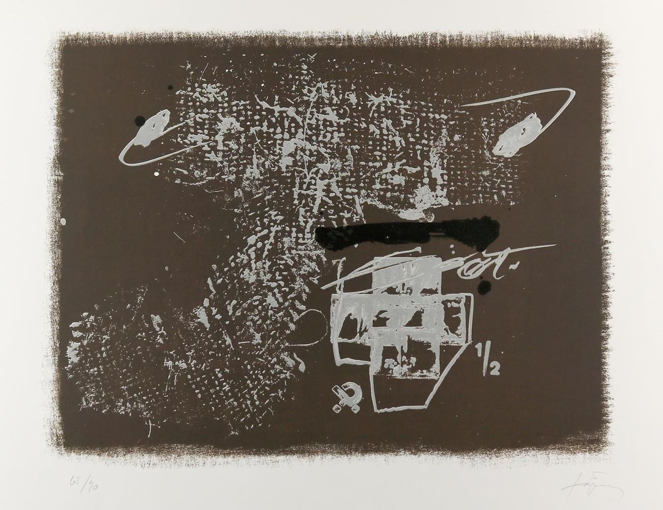 Große Abbildung Nr.1: 136-4148 Tàpies, Antoni: (Künstlergraphik)