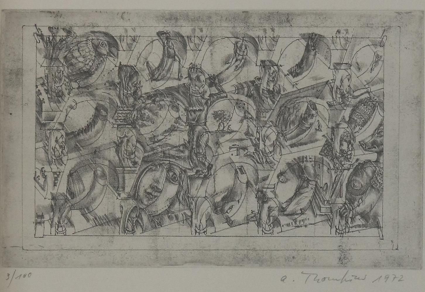 Große Abbildung Nr.1: 136-4156 Thomkins, Andre: (Künstlergraphik)