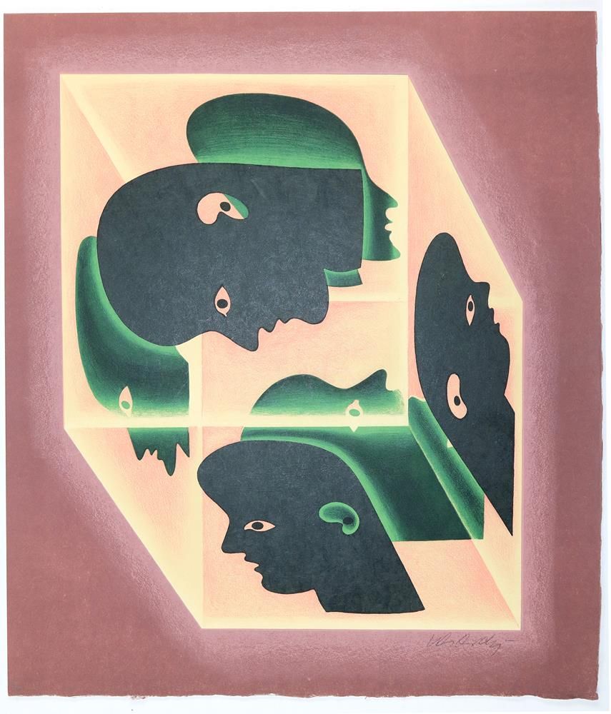 Große Abbildung Nr.1: 136-4204 Vasarely, Victor von: (Künstlergraphik)