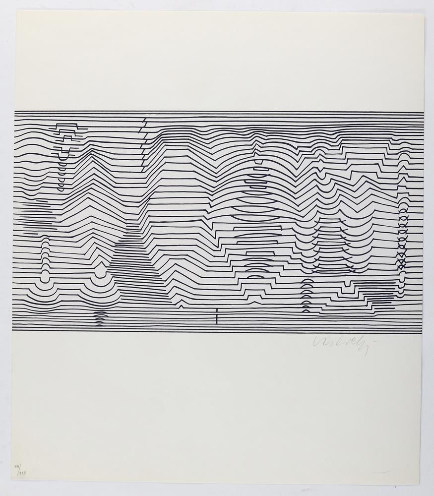Große Abbildung Nr.1: 136-4207 Vasarely, Victor von: (Künstlergraphik)