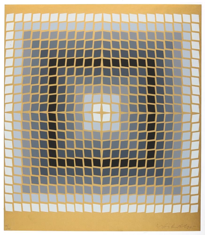 Große Abbildung Nr.1: 136-4212 Vasarely, Victor von: (Künstlergraphik)